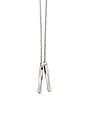 view 2 of 3 Tri Bolo Necklace in Silver