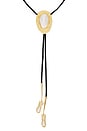 view 2 of 2 Dolly Bolo Tie Necklace in Pearl & Gold