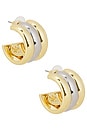 view 1 of 3 Noella Hoop Earrings in Mixed
