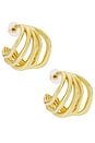 view 1 of 3 Sonoma Hoop Earrings in Gold