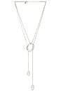 view 1 of 2 Solar Lariat Necklace in Silver