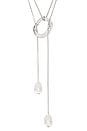 view 2 of 2 Solar Lariat Necklace in Silver