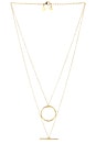 view 1 of 2 Devin Necklace in Gold