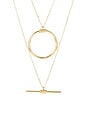 view 2 of 2 Devin Necklace in Gold