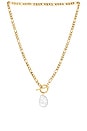 view 1 of 2 Jade Pearl Necklace in Gold