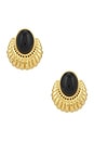 view 1 of 2 PENDIENTES JANE in Gold