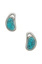 view 1 of 2 Valia Earrings in Turquoise & Silver