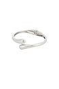 view 1 of 2 Thin Livorno Cuff in Silver