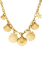 view 2 of 2 Azure Charm Necklace in Waterproof & Gold