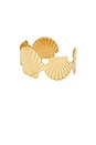 view 1 of 3 Shell Cuff in Waterproof & Gold