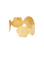 view 3 of 3 Shell Cuff in Waterproof & Gold