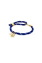 view 1 of 3 Adjustable Paracord Charm Bracelet in Navy