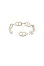 view 3 of 3 Bit Cuff in Silver