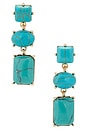 view 1 of 2 Allie Earrings in Turquoise