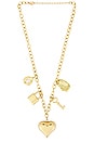 view 1 of 3 Vera Charm Necklace in Gold