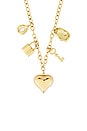 view 2 of 3 Vera Charm Necklace in Gold