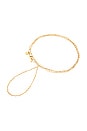 view 1 of 3 Dainty Hand Chain in Gold