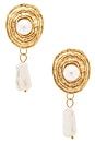 view 1 of 2 Lynn Earrings in Gold