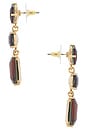 view 2 of 2 Allie Earrings in Burgundy