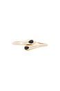 view 2 of 3 Thin Stone Livorno Cuff in Black