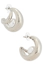 view 1 of 3 СЕРЬГИ-КОЛЬЦА WANDERLUST EARRINGS in Silver