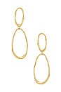view 1 of 3 Laurel Earrings in Gold