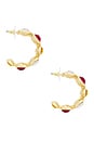 view 2 of 3 PENDIENTES DE ARO SEVILLA HOOPS in Autumn