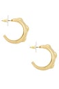 view 2 of 3 Lore Hoop Earrings in Gold