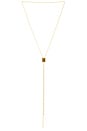 view 1 of 3 COLLIER LASSO VIV BOLO in Gold & Brown