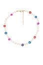 view 1 of 2 Daisy Pearl Necklace in Gold