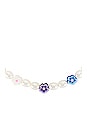 view 2 of 2 Daisy Pearl Necklace in Gold