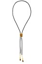 view 1 of 3 Whimsky Bolo Necklace in Gold & Brown