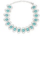 view 1 of 3 Burke Necklace in Silver & Turquoise