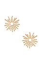 view 1 of 3 Disco Daisy Earrings in Gold