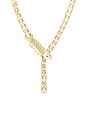 view 2 of 3 COLLIER LASSO FISH BONE in Gold