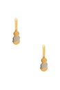 view 3 of 3 PENDIENTES DE ARO COIN in Waterproof & Gold