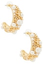 view 1 of 3 PENDIENTES DE ARO SEABREEZE in Gold
