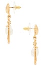 view 2 of 2 PENDIENTES LARGOS CASTAWAY in Gold