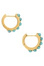 view 2 of 3 BOUCLES D'OREILLES TURQUOISE in Waterproof & Turquoise