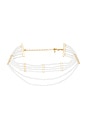 view 1 of 3 COLLIER RAS DU COU DRIFT in Pearl & Gold