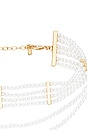 view 3 of 3 COLLIER RAS DU COU DRIFT in Pearl & Gold
