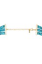 view 2 of 3 Drift Necklace in Turquoise & Gold