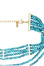 view 3 of 3 Drift Necklace in Turquoise & Gold