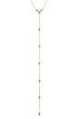 view 2 of 3 COLLAR LARIAT STONE in Waterproof & Gold