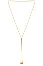 view 1 of 3 COLLIER LASSO BOLO in Waterproof & Gold
