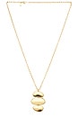 view 1 of 3 Sun Stack Necklace in Waterproof & Gold