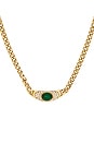 view 2 of 3 COLLAR EMERALD in Waterproof & Gold