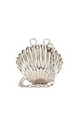 view 1 of 5 Shell Chain Clutch in Silver