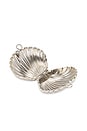 view 4 of 5 Shell Chain Clutch in Silver