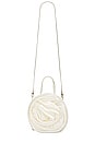 view 1 of 5 Rosette Satin Bag in Ivory
